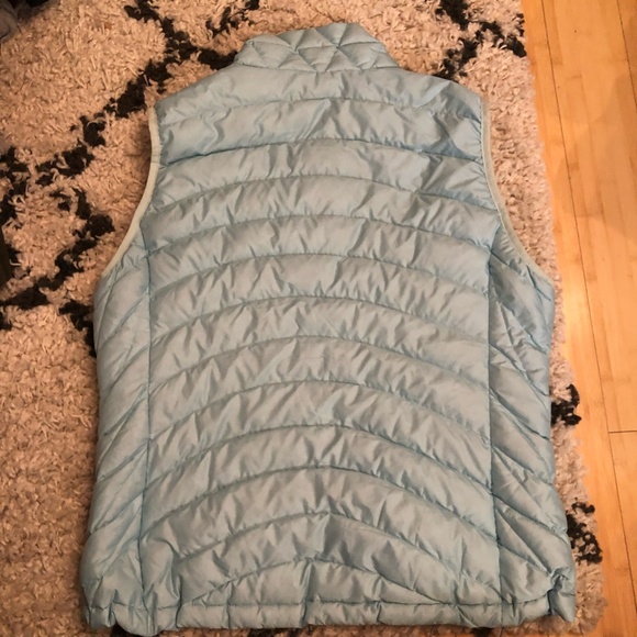 Light Blue Patagonia Puffy Down Vest - Picture 4 of 6